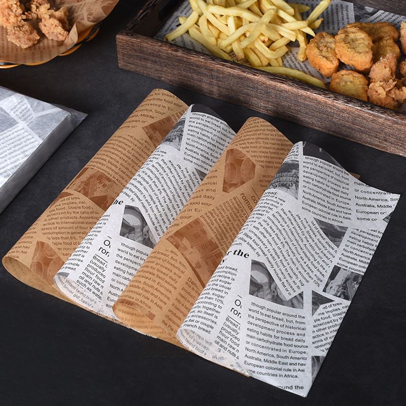 Fedtfast Pe Wax Burger Wrap Paper