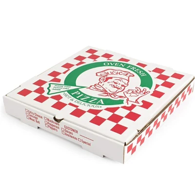 Miljøvenlig, tilpasset pizzaæske