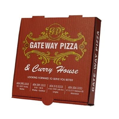Food Grade Packing Box Custom bølgepap Pizza Box