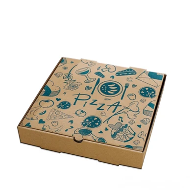 Pizzaemballage papirkasse med brugerdefineret logo