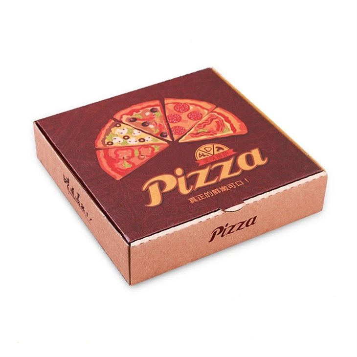 Brugerdefineret trykt genanvendelig 12 tommer pizzakarton