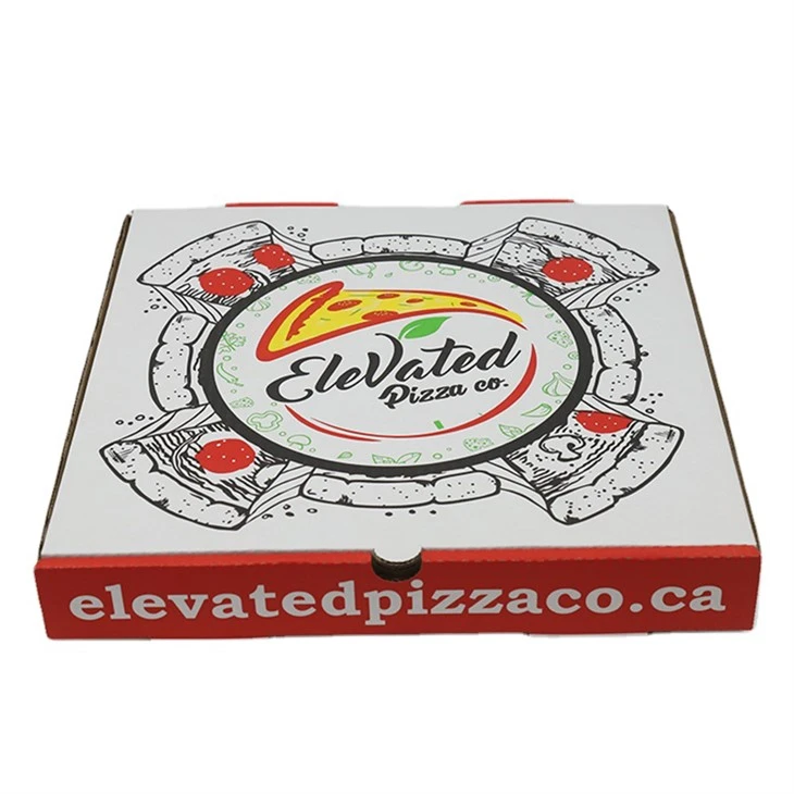 Miljøvenlig, tilpasset pizzaæske
