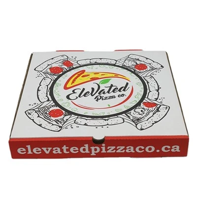 Brugerdefineret størrelse Logo Pizza Box Høj kvalitet Billig